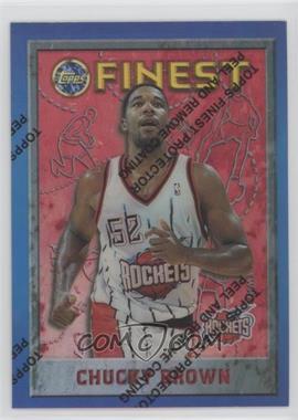 1995-96 Topps Finest - [Base] - Refractor #141 - Chucky Brown