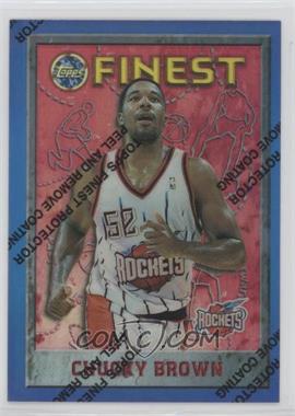 1995-96 Topps Finest - [Base] - Refractor #141 - Chucky Brown