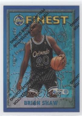 1995-96 Topps Finest - [Base] - Refractor #167 - Brian Shaw