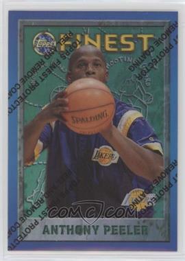 1995-96 Topps Finest - [Base] - Refractor #187 - Anthony Peeler