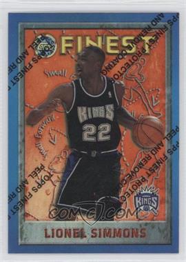 1995-96 Topps Finest - [Base] - Refractor #203 - Lionel Simmons