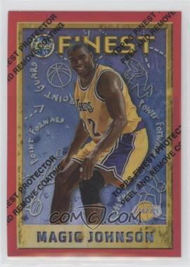 1995-96 Topps Finest - [Base] - Refractor #252 - Magic Johnson