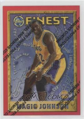 1995-96 Topps Finest - [Base] - Refractor #252 - Magic Johnson