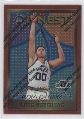 1995-96 Topps Finest - [Base] #138 - Greg Ostertag