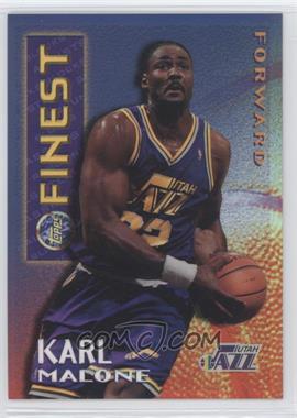 1995-96 Topps Finest - Mystery Finest - Borderless Refractor/Gold #M 12 - Karl Malone