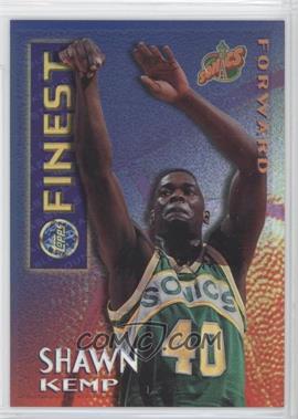 1995-96 Topps Finest - Mystery Finest - Borderless Refractor/Gold #M 4 - Shawn Kemp