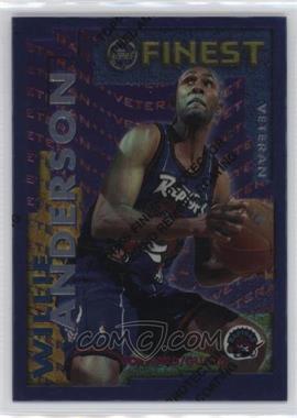 1995-96 Topps Finest - Rookie/Veteran #RV-7 - Damon Stoudamire, Willie Anderson