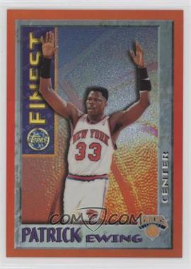 1995-96 Topps Finest - Test Issue Mystery Finest - Border Refractor #M16 - Patrick Ewing