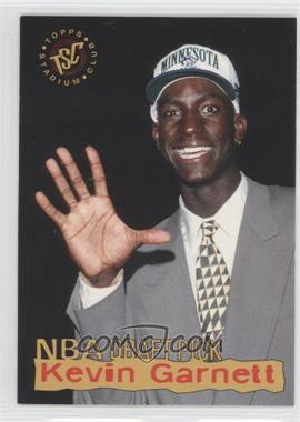 1995-96 Topps Stadium Club - NBA Draft Picks #5 - Kevin Garnett [Noted]