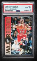 Major Attractions - Michael Jordan, Queen Latifah [PSA 8 NM‑MT]