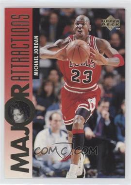 1995-96 Upper Deck - [Base] #341 - Major Attractions - Michael Jordan, Queen Latifah