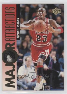 1995-96 Upper Deck - [Base] #341 - Major Attractions - Michael Jordan, Queen Latifah