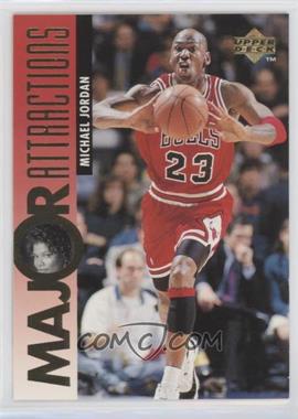 1995-96 Upper Deck - [Base] #341 - Major Attractions - Michael Jordan, Queen Latifah