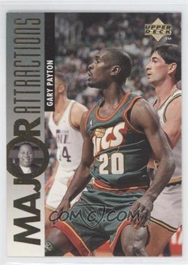 1995-96 Upper Deck - [Base] #346 - Major Attractions - Gary Payton, Mark Curry