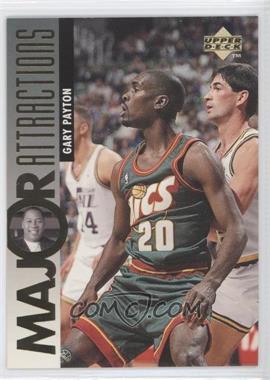 1995-96 Upper Deck - [Base] #346 - Major Attractions - Gary Payton, Mark Curry