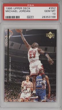 1995-96 Upper Deck - [Base] #352 - Slams & Jams - Michael Jordan [PSA 10 GEM MT]