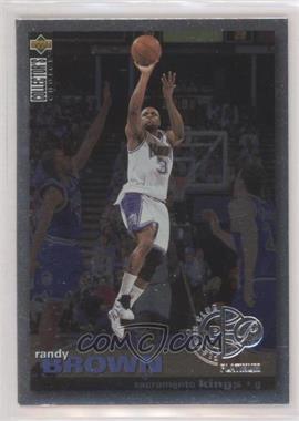 1995-96 Upper Deck Collector's Choice - [Base] - Platinum Player's Club #105 - Randy Brown