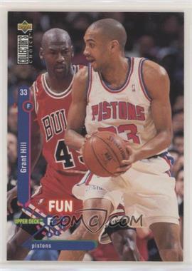 1995-96 Upper Deck Collector's Choice - [Base] #173 - Grant Hill (Guarded by Michael Jordan)