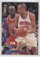 Grant Hill (Guarded by Michael Jordan) [EX to NM]
