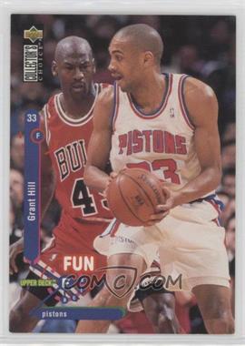 1995-96 Upper Deck Collector's Choice - [Base] #173 - Grant Hill (Guarded by Michael Jordan) [EX to NM]