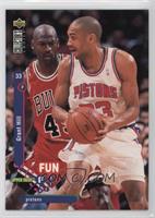 Grant Hill (Guarded by Michael Jordan)