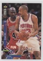 Grant Hill (Guarded by Michael Jordan)