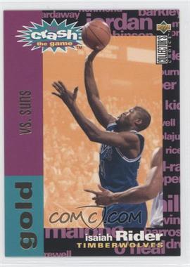 1995-96 Upper Deck Collector's Choice - Crash the Game Redemption Scoring - Gold #C12.2 - Isaiah Rider (vs. Suns)