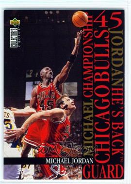 1995-96 Upper Deck Collector's Choice - Michael Jordan He's Back Crash the Game #M1 - Michael Jordan