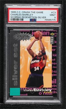 1995-96 Upper Deck Collector's Choice - Prize Crash the Game - Silver Scoring #C3 - Charles Barkley [PSA 9 MINT]