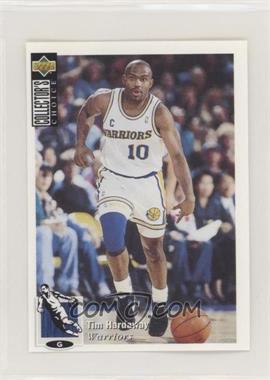 1995-96 Upper Deck Collector's Choice European Stickers - [Base] #4 - Tim Hardaway