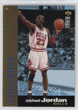 1995-96 Upper Deck Collector's Choice International English II - [Base] #200 - Checklist - Michael Jordan [EX to NM]