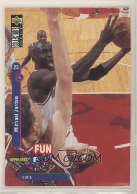 1995-96 Upper Deck Collector's Choice International German I - [Base] #169 - Fun Facts - Michael Jordan [EX to NM]