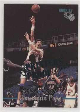 1995 Classic Rookies - [Base] - Printer's Proof #49 - Constantin Popa /949