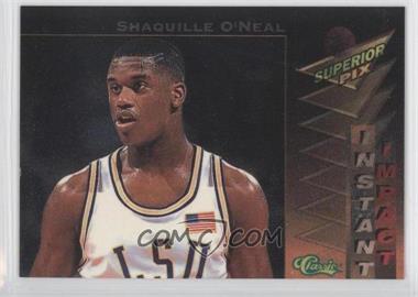 1995 Classic Superior Pix - Instant Impact #1 - Shaquille O'Neal