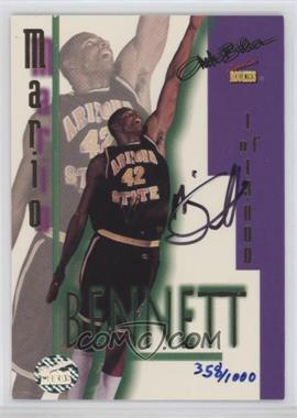 1995 Signature Rookies Autobilia - [Base] - Autographs #27 - Mario Bennett /1000