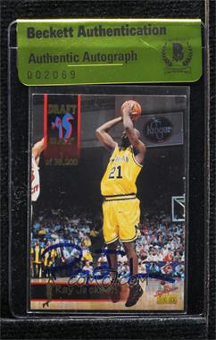 1995 Signature Rookies Draft Day - [Base] #48 - Ray Jackson /38000 [BAS Authentic]