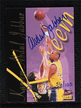 1995 Signature Rookies Draft Day - Kareem - Authentic Signatures #K5 - Kareem Abdul-Jabbar /105