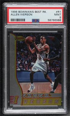 1996-97 Bowman's Best - Rookies #R1 - Allen Iverson [PSA 9 MINT]