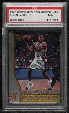 1996-97 Bowman's Best - Rookies #R1 - Allen Iverson [PSA 9 MINT]