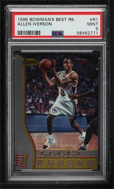 1996-97 Bowman's Best - Rookies #R1 - Allen Iverson [PSA 9 MINT]