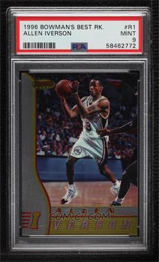 1996-97 Bowman's Best - Rookies #R1 - Allen Iverson [PSA 9 MINT]