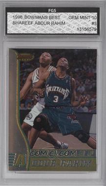 1996-97 Bowman's Best - Rookies #R3 - Shareef Abdur-Rahim [Encased]