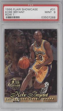 1996-97 Flair Showcase - [Base] - Row 1 #31 - Kobe Bryant [PSA 9 MINT]