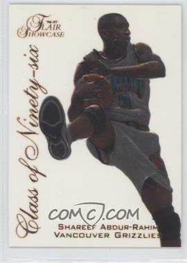 1996-97 Flair Showcase - Class of Ninety-six #1 - Shareef Abdur-Rahim