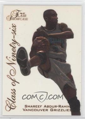 1996-97 Flair Showcase - Class of Ninety-six #1 - Shareef Abdur-Rahim