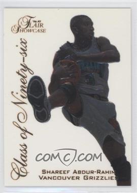 1996-97 Flair Showcase - Class of Ninety-six #1 - Shareef Abdur-Rahim