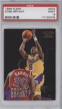 1996-97 Fleer - [Base] #203 - Kobe Bryant [PSA 9 MINT]