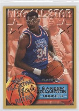 1996-97 Fleer - [Base] #279 - NBA All-Star Retro - Hakeem Olajuwon