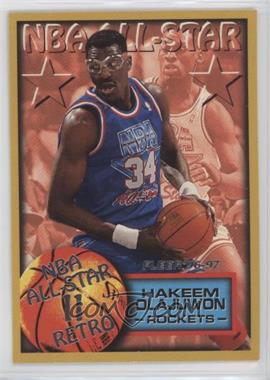 1996-97 Fleer - [Base] #279 - NBA All-Star Retro - Hakeem Olajuwon