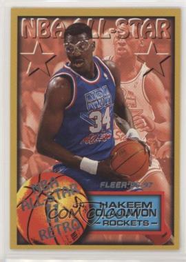 1996-97 Fleer - [Base] #279 - NBA All-Star Retro - Hakeem Olajuwon